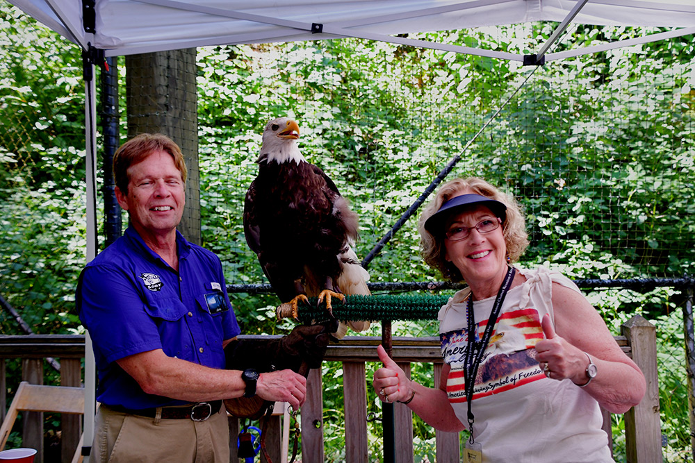 A meet-and-greet with John Stokes and Bald Eagle Osceola.